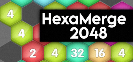 HexaMerge 2048 Steam header image
