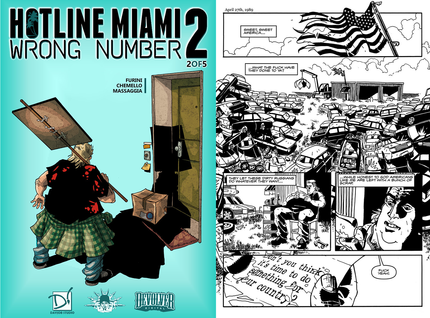 Steam Hotline Miami 2 Wrong Number Digital Comic