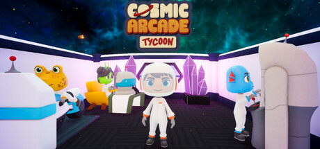 Cosmic Arcade Tycoon header image