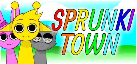 Sprunki Town Steam header image