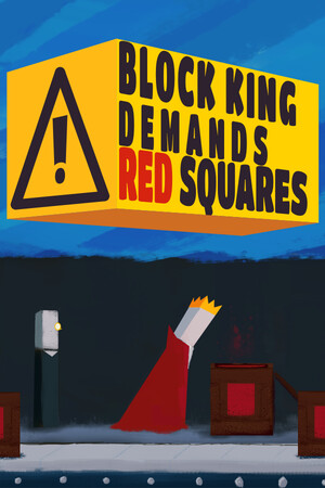 Block King Demands Red Squares cover