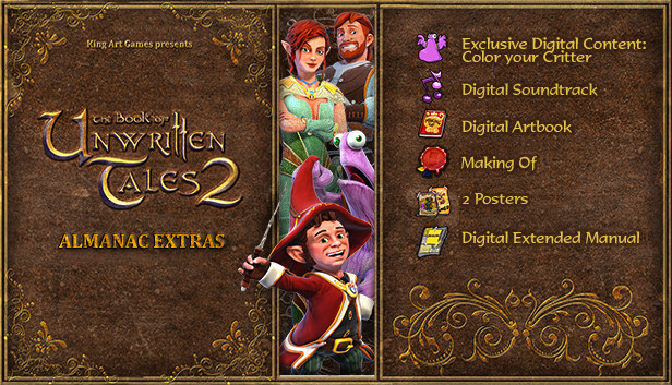 The Book of Unwritten Tales 2 Almanac Edition Extras Steam capsule image
