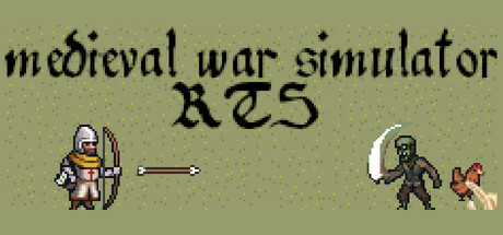 Medieval war simulator RTS Steam header image