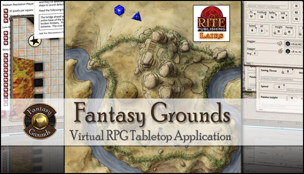 Fantasy Grounds - Rite Publishing Fantastic Maps - Lairs Pack Steam capsule image