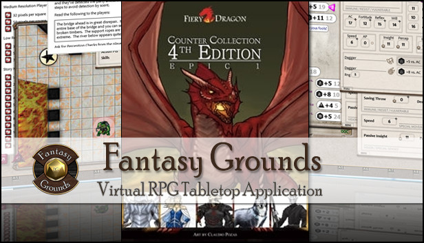 Fantasy Grounds - Fiery Dragon Counter Collection: Epic 1 Steam capsule image