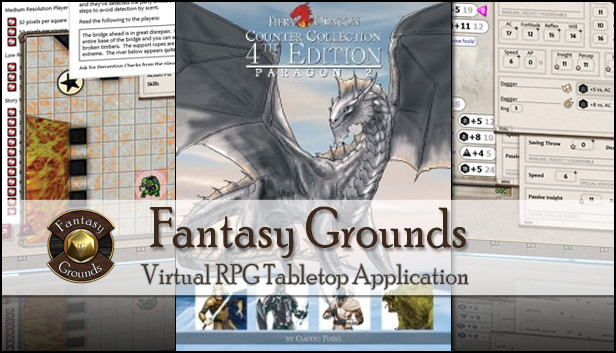 Fantasy Grounds - Fiery Dragon Counter Collection: Paragon 2 Steam capsule image