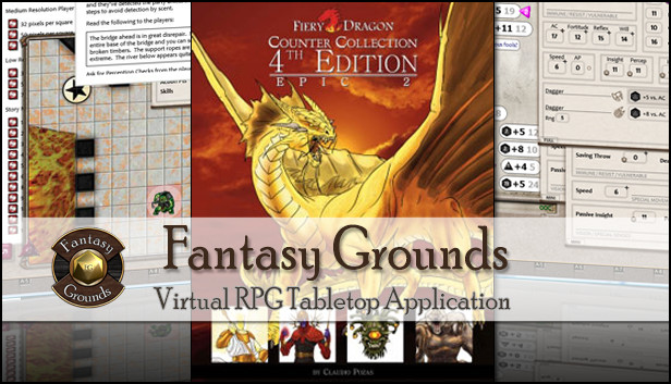 Fantasy Grounds - Fiery Dragon Counter Collection: Epic 2 Steam capsule image