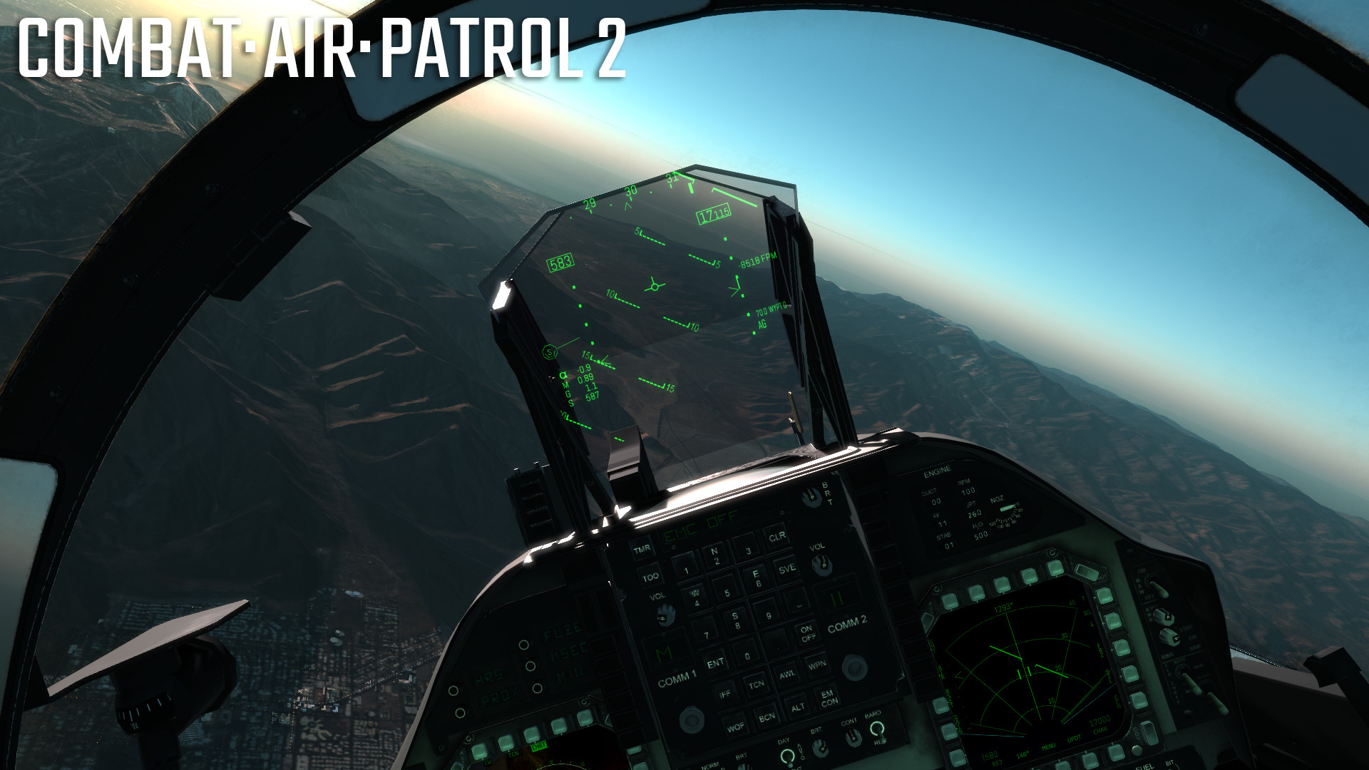 have combat flight simulator 2 cockpit virtuel
