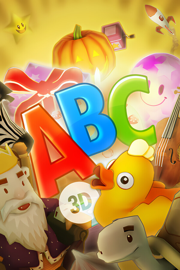 ABC Book 3D: Learn English