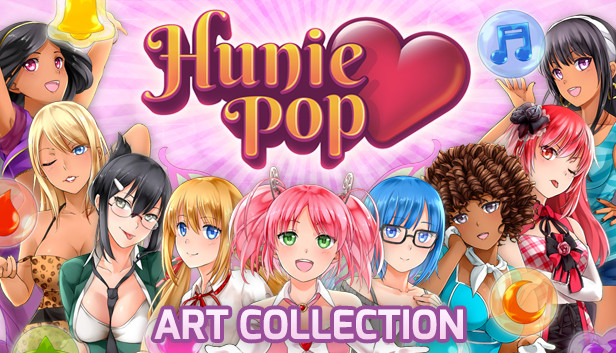 HuniePop Official Digital Art Collection Steam capsule image
