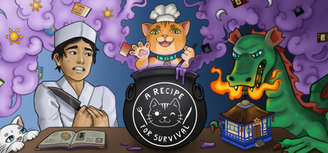 A Recipe for Survival - Cat Cooking Roguelike Deckbuilder header image