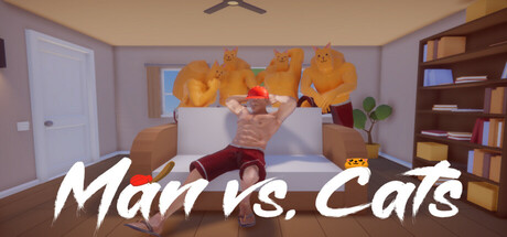 Man vs. Cats Steam header image