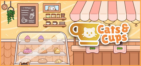 Cats & Cups mobile game banner