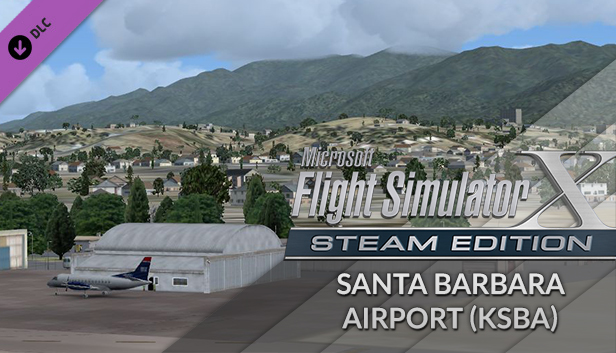 FSX: Steam Edition - Santa Barbara Airport (KSBA) Add-On Steam capsule image