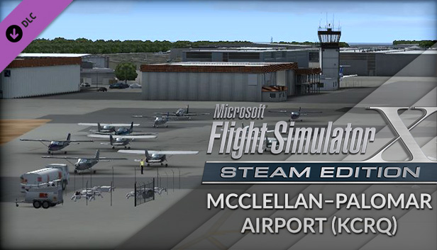 FSX: Steam Edition - McClellan-Palomar Airport (KCRQ) Add-On Steam capsule image