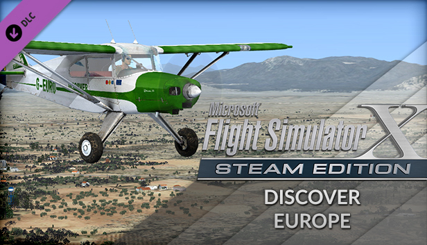 FSX: Steam Edition - Discover Europe Add-On Steam capsule image