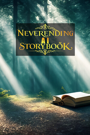 Neverending AI Storybook cover art