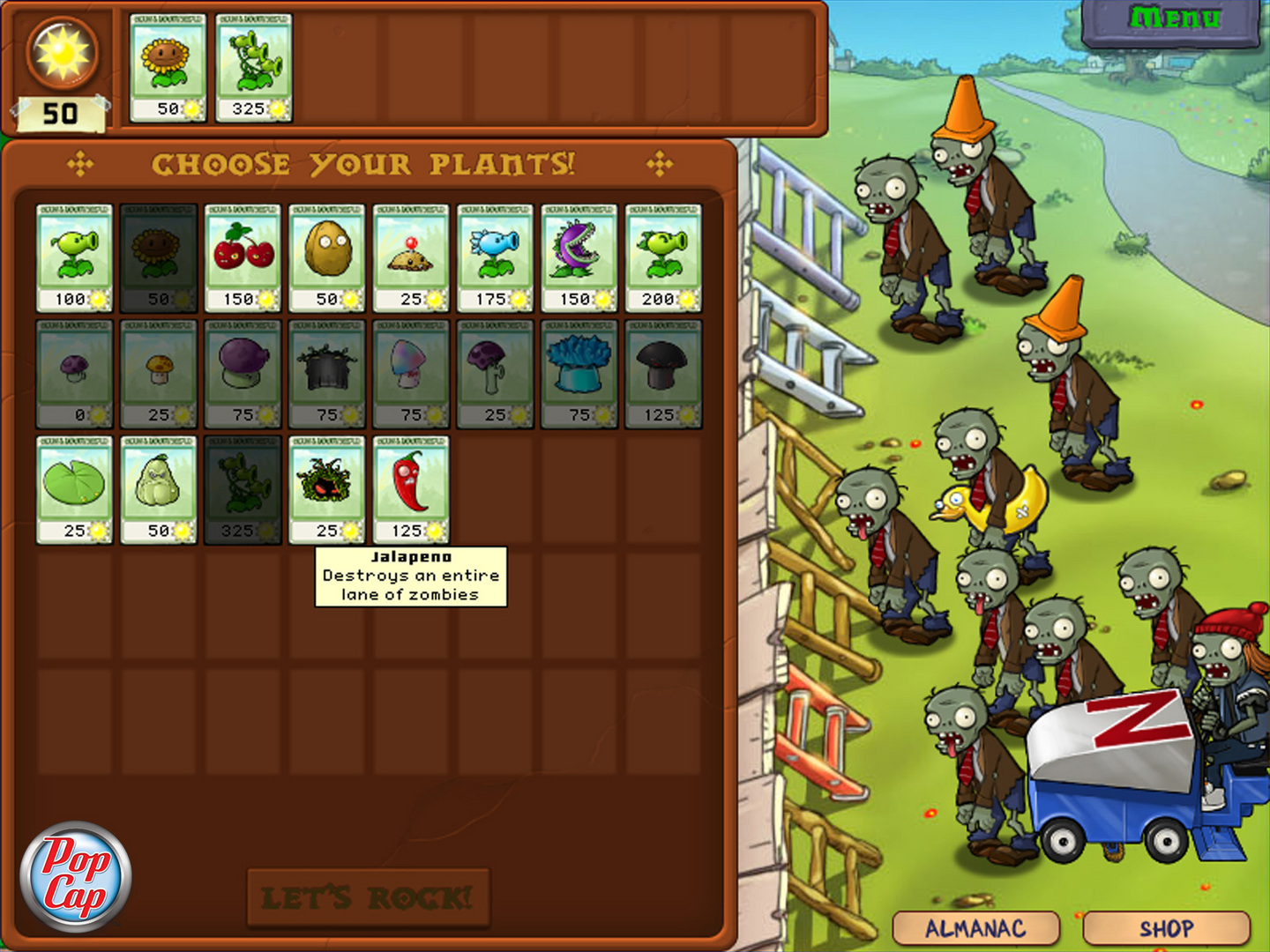 Plants Vs Zombies for Windows - Download it from Uptodown for free