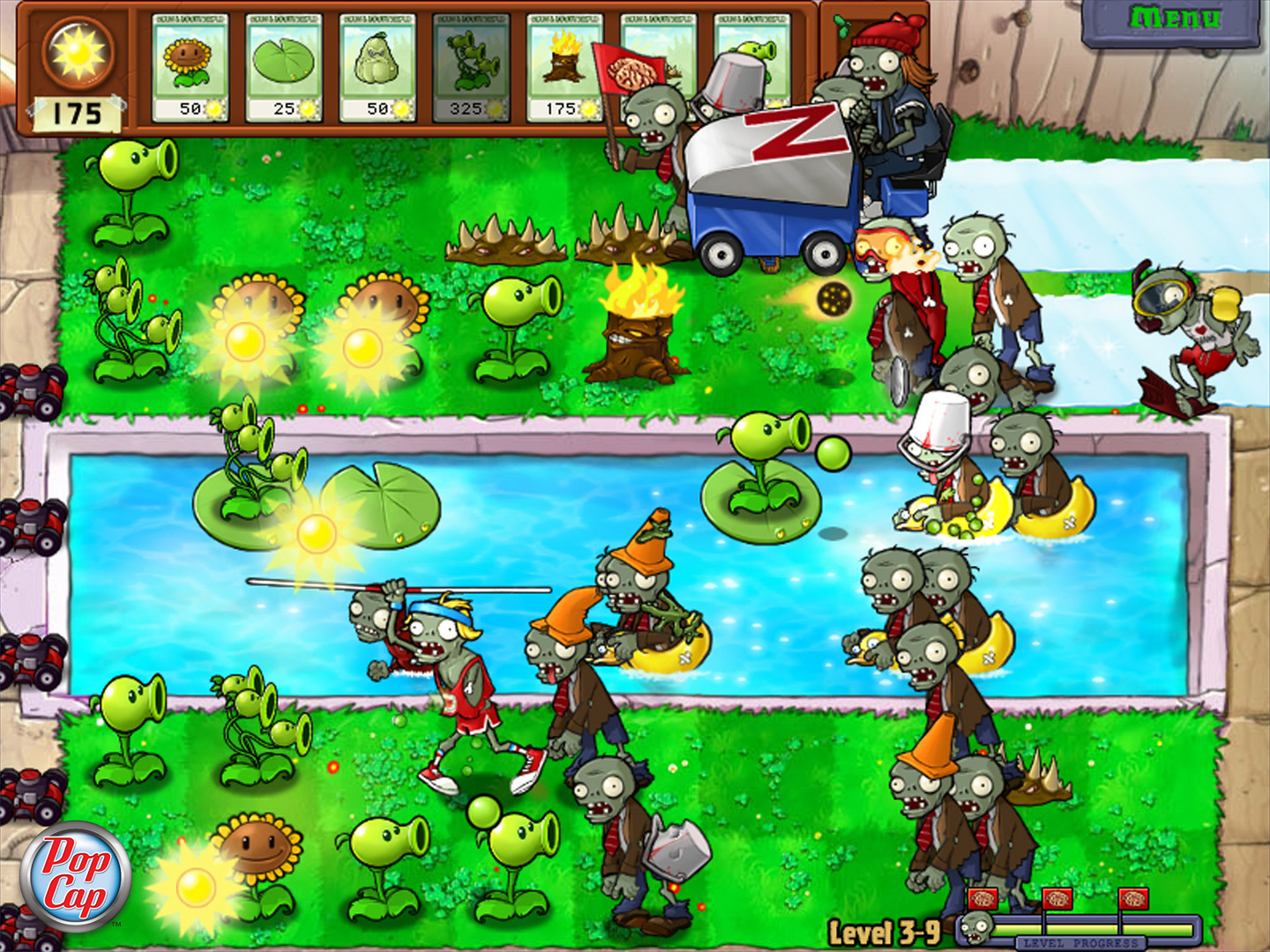 plants vs zombies is a game that is about to be released on steam.  generative ai. 28459902 Stock Photo at Vecteezy