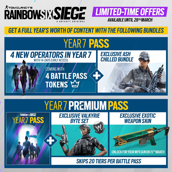 Заощадьте 60, купуючи Tom Clancy's Rainbow Six® Siege у Steam