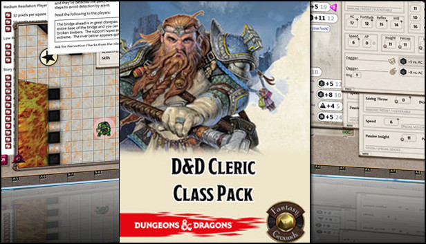 Fantasy Grounds - D&D Cleric Class Pack Steam capsule image