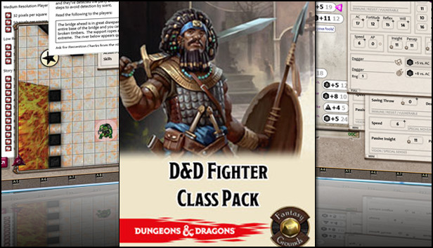 Fantasy Grounds - D&D Fighter Class Pack Steam capsule image