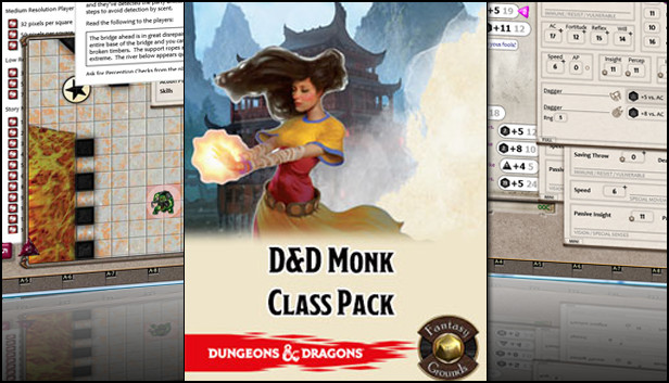 Fantasy Grounds - D&D Monk Class Pack Steam capsule image