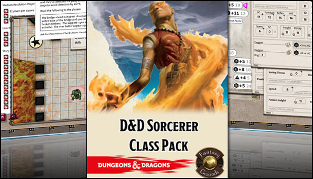 Fantasy Grounds - D&D Sorcerer Class Pack Steam capsule image