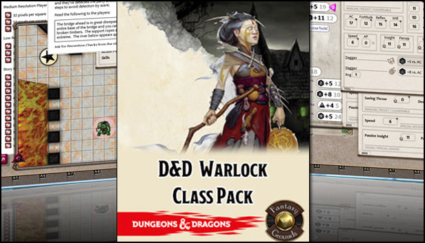 Fantasy Grounds - D&D Warlock Class Pack Steam capsule image