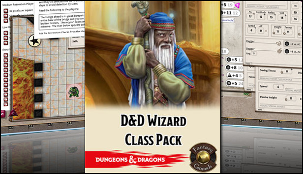 Fantasy Grounds - D&D Wizard Class Pack Steam capsule image