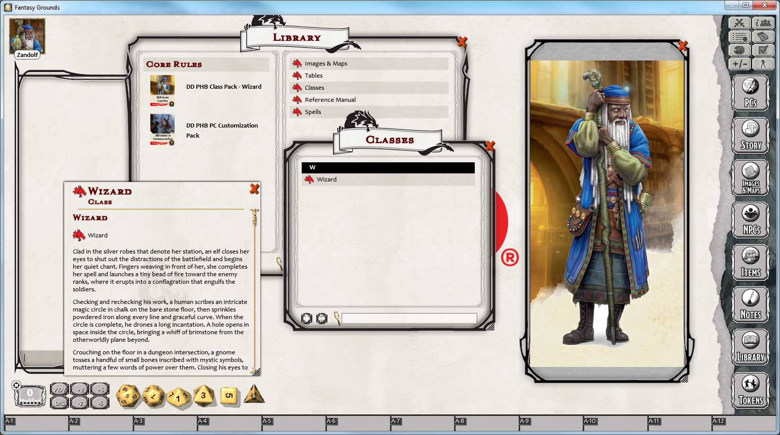 Fantasy Grounds D&D Wizard Class Pack on Steam