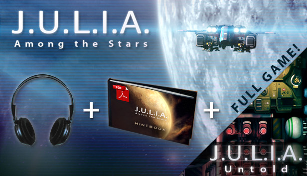 J.U.L.I.A.:Among the Stars - Soundtrack, Hintbook, Untold Steam capsule image