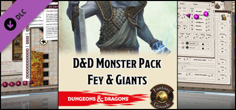 Fantasy Grounds - D&D Monster Pack - Fey & Giants header image