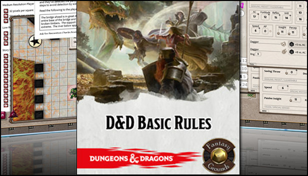 Fantasy Grounds - D&D Basic Rules and Theme Steam capsule image