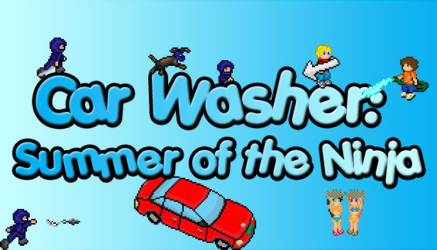 Car Washer: Summer of the Ninja Steam capsule image