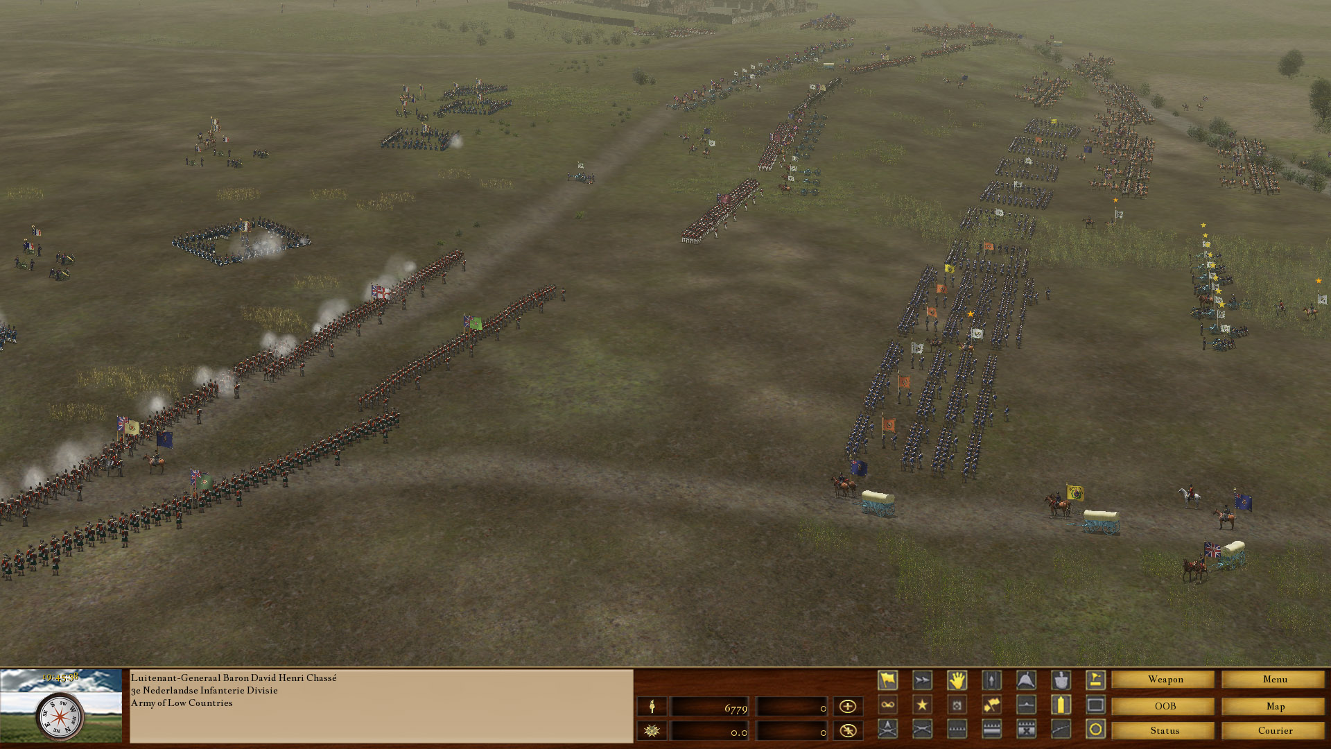 scourge of war waterloo controlling entire army