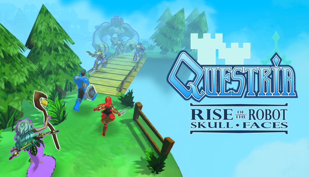 Questria: Rise of the Robot Skullfaces Steam capsule image