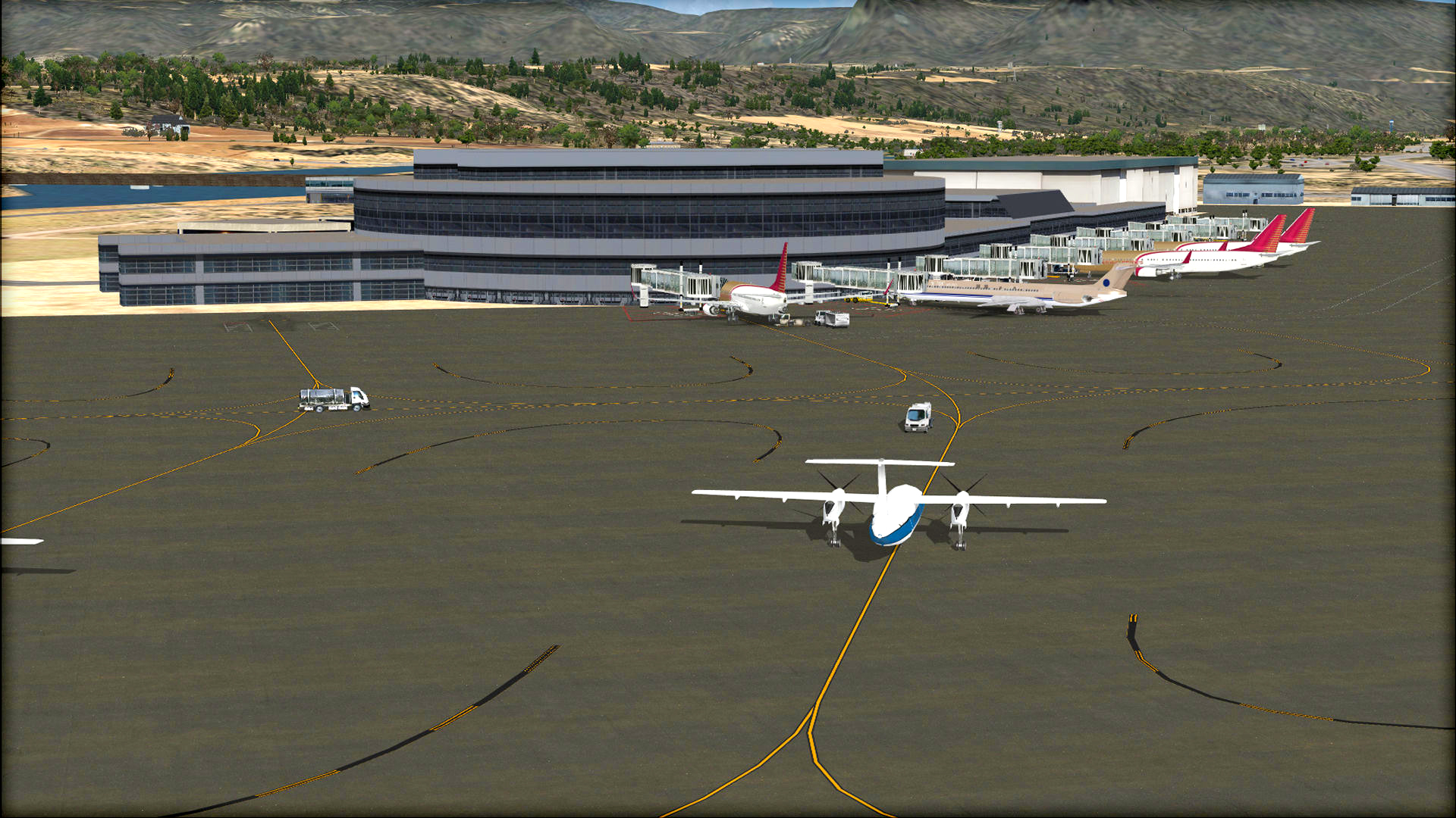 Microsoft Flight Simulator X: Steam Edition - Useable on all 24,000 default  airports in FSX: Steam Edition, this package includes over 400 textures  that add detail and realism to airports around the