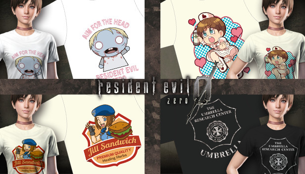 Resident Evil 0 Fan Design T-shirt Pack Steam capsule image