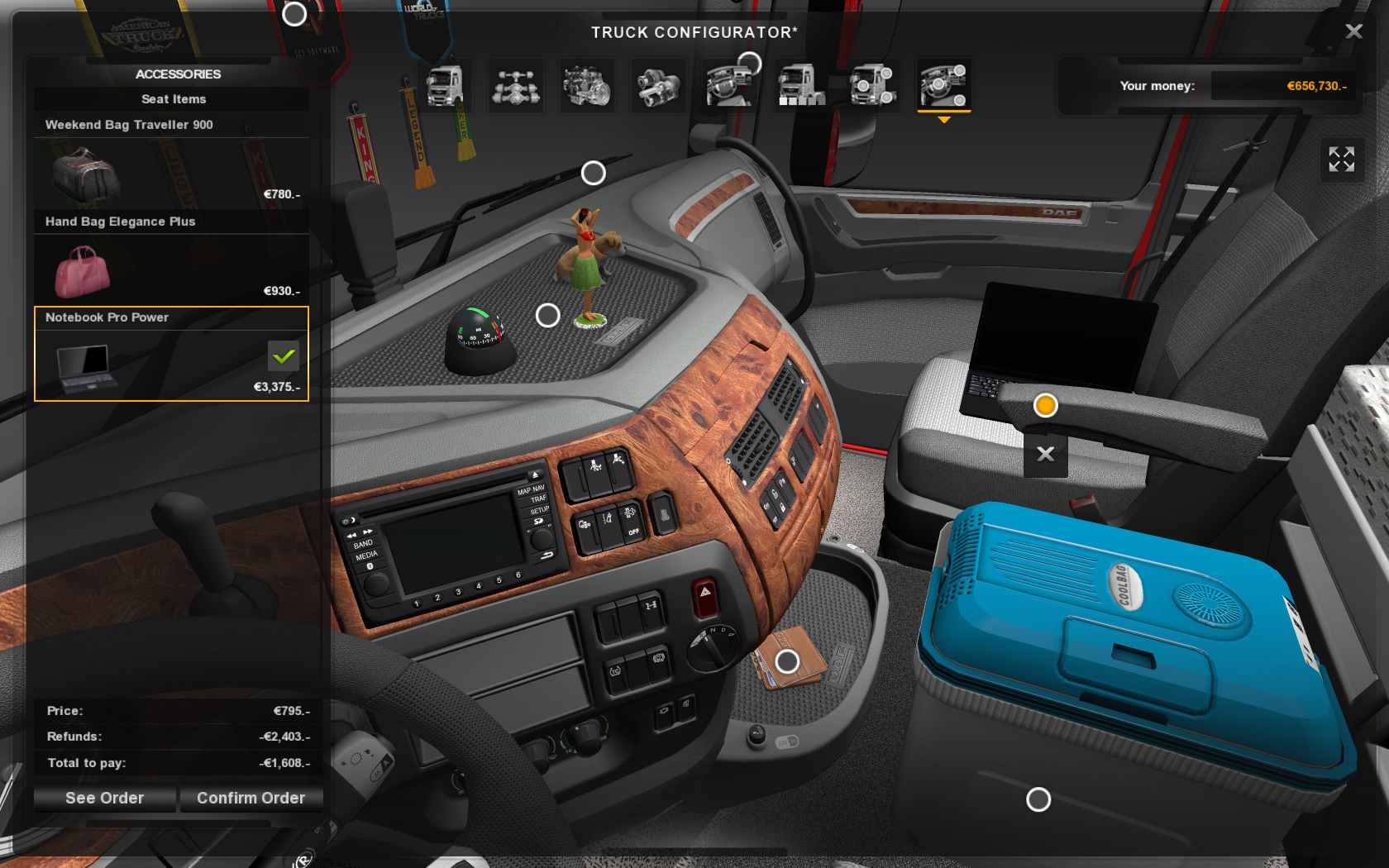 cabin accessories dlc ets2 cabin accessories dlc ets2