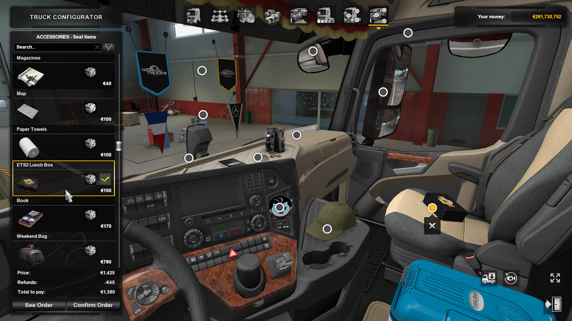 cockpit ets2