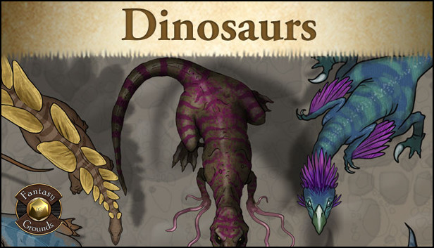 Fantasy Grounds - Top Down Tokens - Dinosaurs Steam capsule image