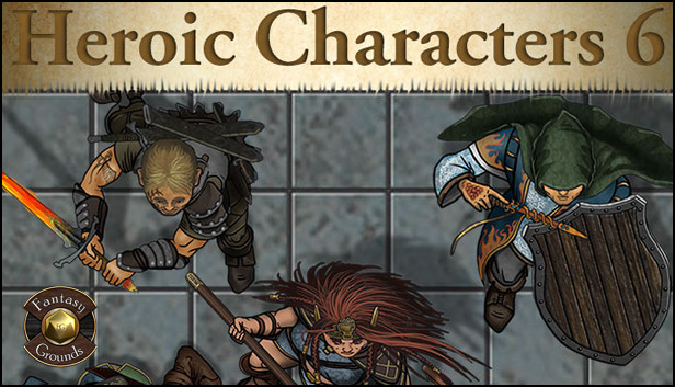 Fantasy Grounds - Top Down Tokens - Heroic 6 Steam capsule image