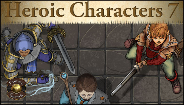 Fantasy Grounds - Top-Down Tokens - Heroic 7 Steam capsule image