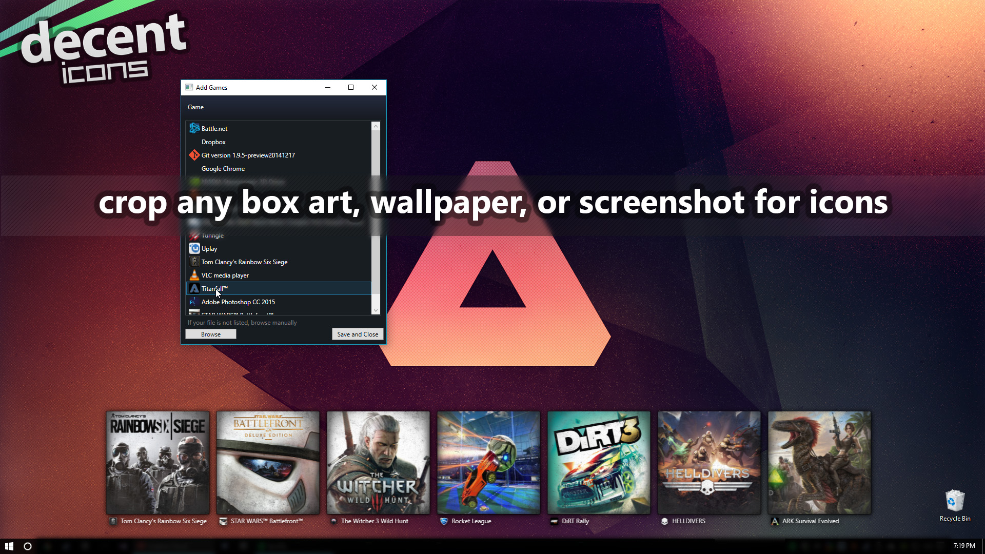 Decent Icons on Steam