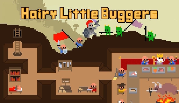 Hairy Little Buggers Steam capsule image