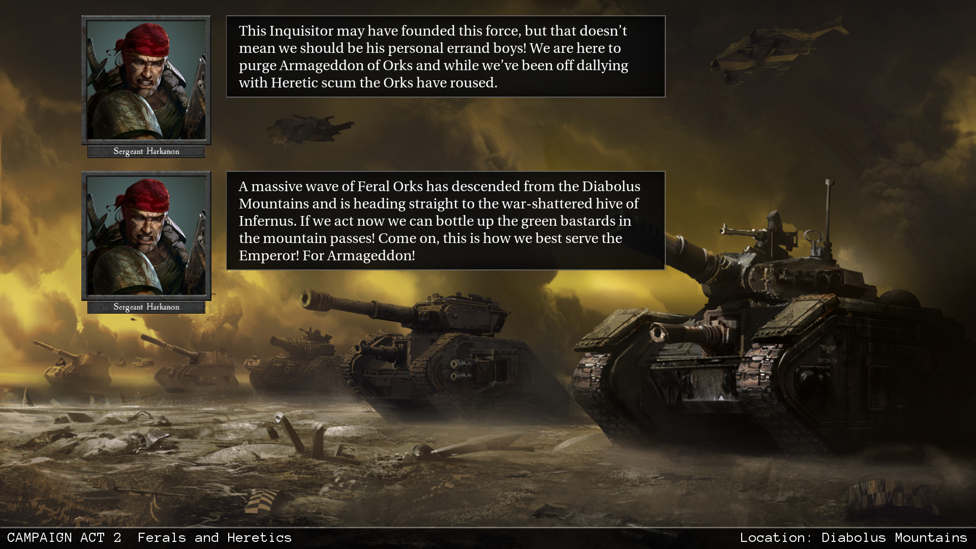 Warhammer 40,000 Armageddon Ork Hunters on Steam