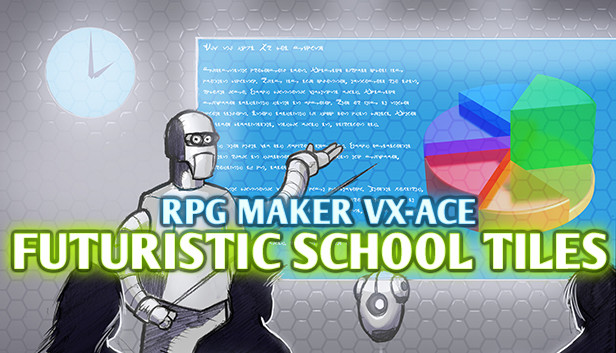RPG Maker VX Ace - Futuristic School Tiles Steam capsule image