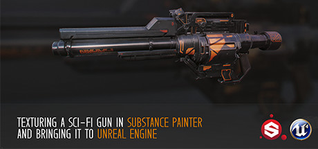 Texturing a Sci-Fi Gun in Substance Painter
