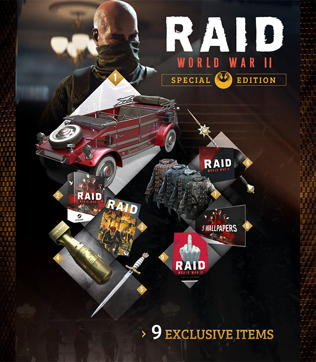 突袭:二战/RAID:World War II（已更新至V21.5+集成倒计时突袭DLCs）